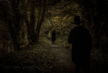 A Meeting Along the Hedge Tunnel Lane