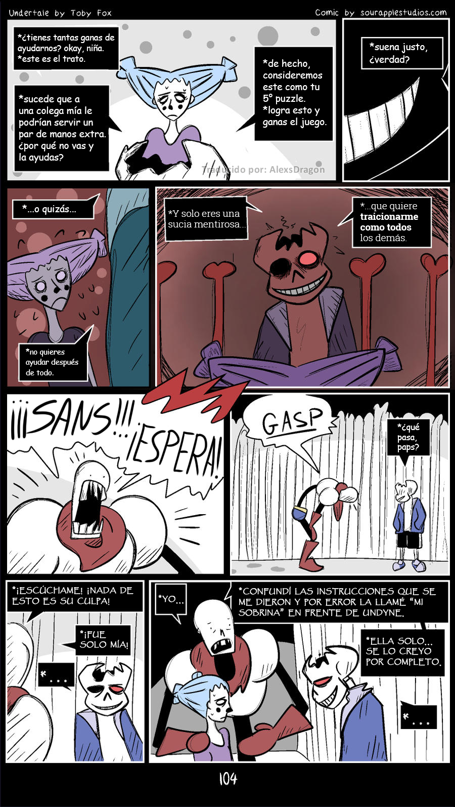 Horrortale capitulo 1 pagina 1 by pacmanilluminati on DeviantArt