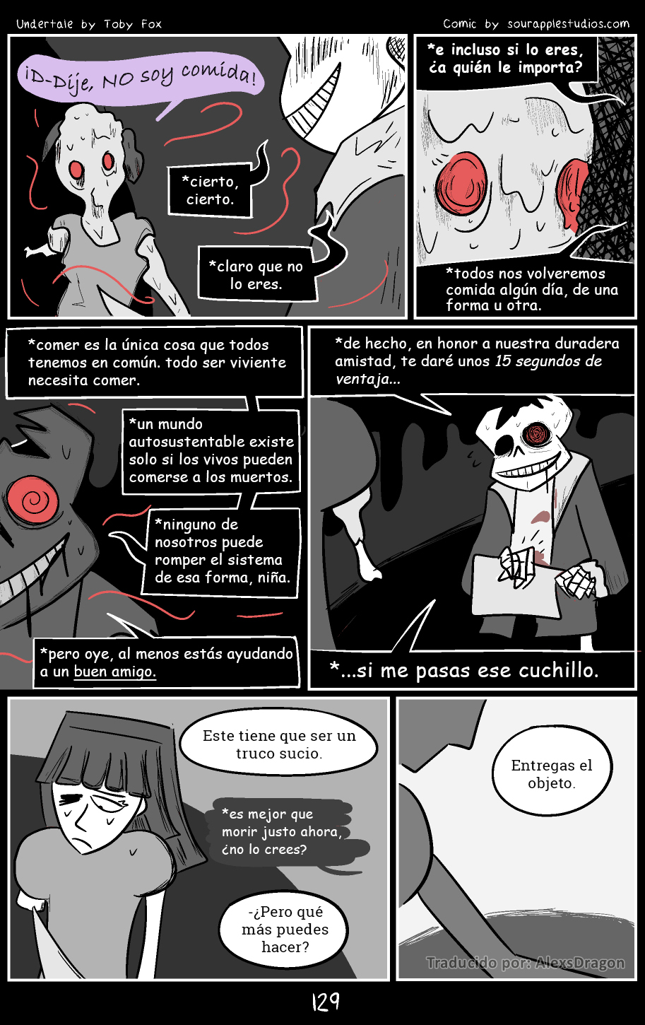 Horrortale capitulo 1 pagina 1 by pacmanilluminati on DeviantArt