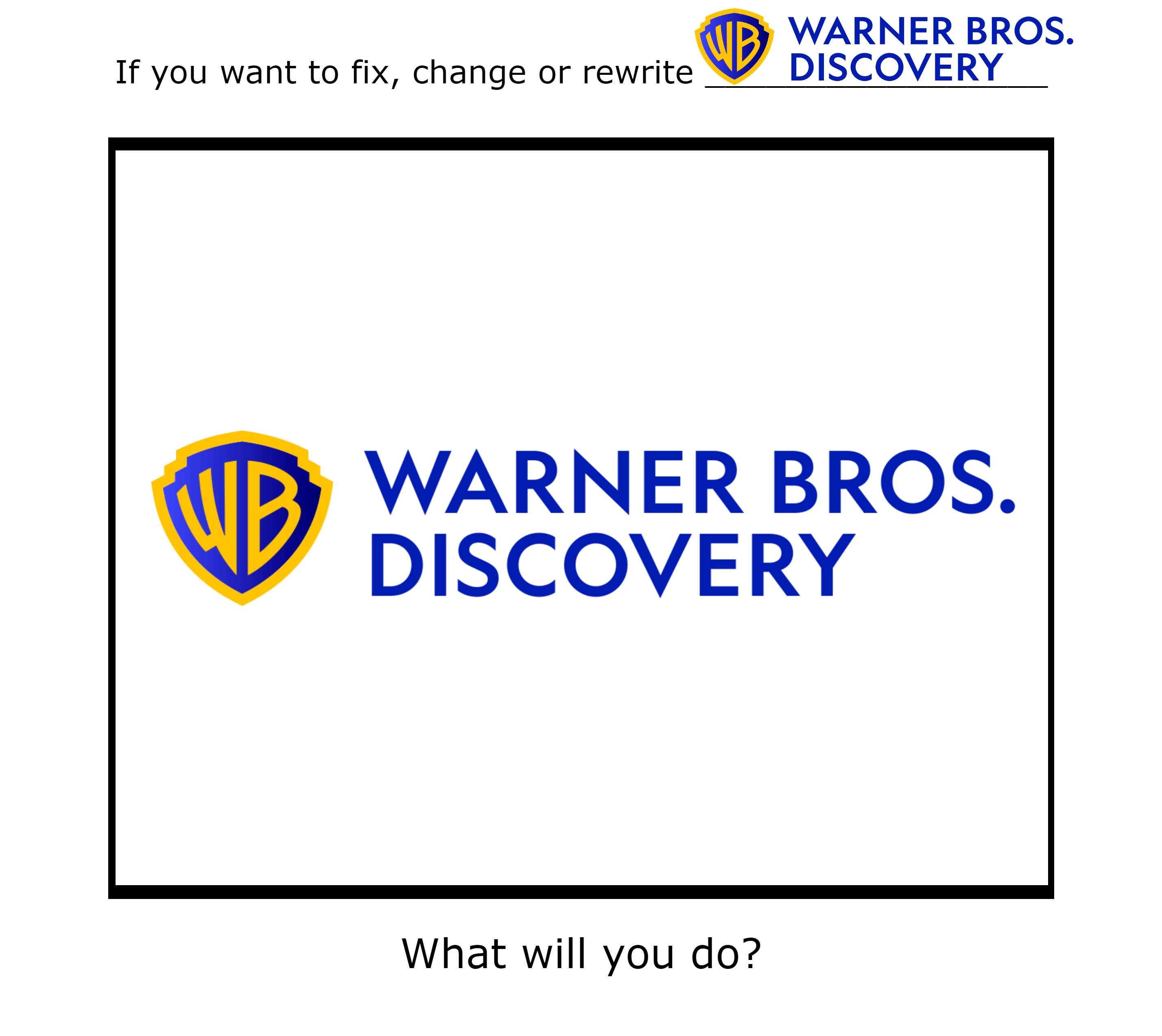 What Will You Do If You Want To Fix WB Discovery by Ptbf2002 on DeviantArt