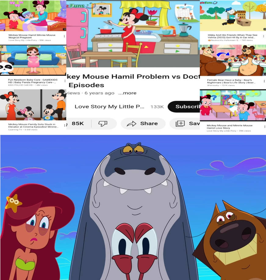 Elsagate Marina, Zig, Sharko And Bernie Hate Elsagate by Ptbf2002 on DeviantArt