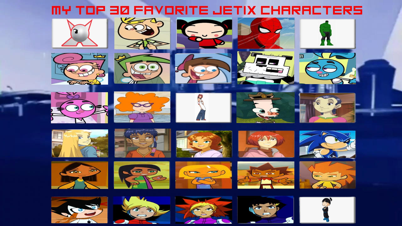 Jetix Coloring My Top 30 Favorite Jetix Characters by Ptbf2002 on DeviantArt