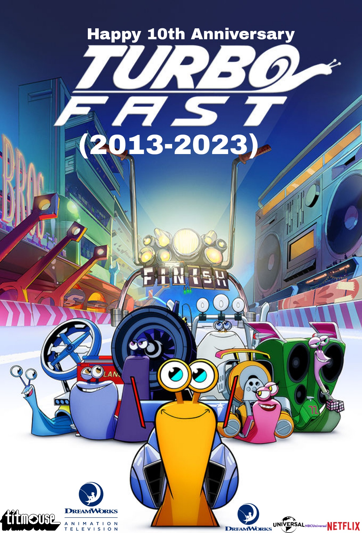Happy 10th Anniversary Turbo Fast (2013-2023) by Ptbf2002 on DeviantArt