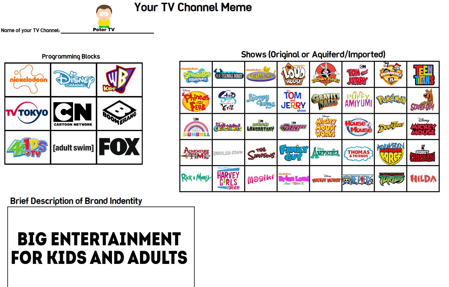 My Own TV Channel by Ptbf2002 on DeviantArt
