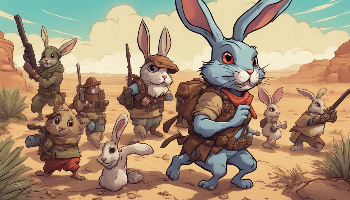 A wacky cartoon rabbit outsmarts a group of hungry by Ptbf2002 on ...