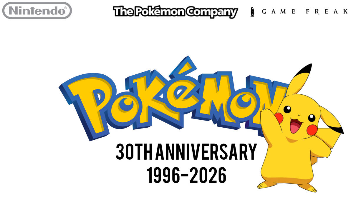 Deviantart 1996 Pokemon 30th Anniversary (1996-2026) by Ptbf2002 on DeviantArt