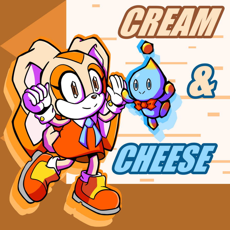 Cream the Rabbit and Cheese by 1CicFish on DeviantArt