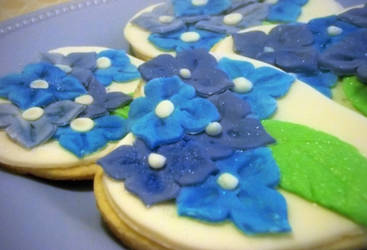 Hydrangea Cookies