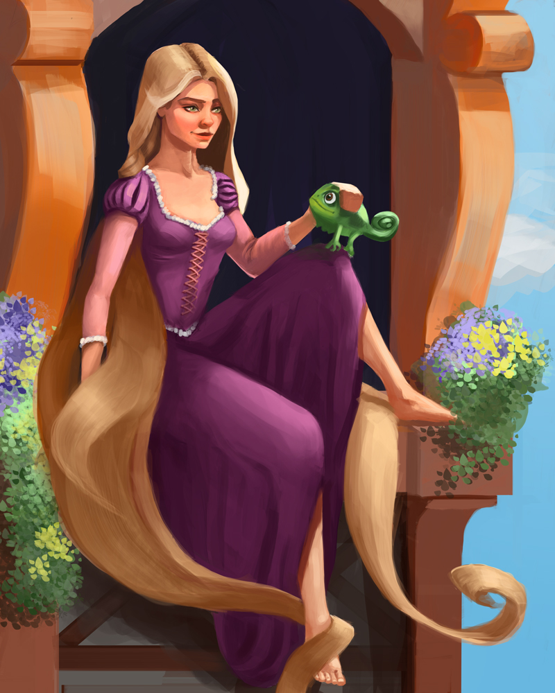 Tangled Rapunzel Deviantart
