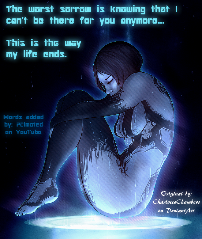 Halo 4 Cortana Fan Art by CharlotteChambers (WA)