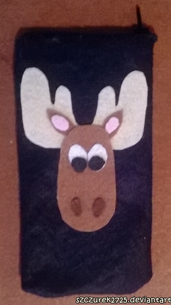 Fleece deer phone case