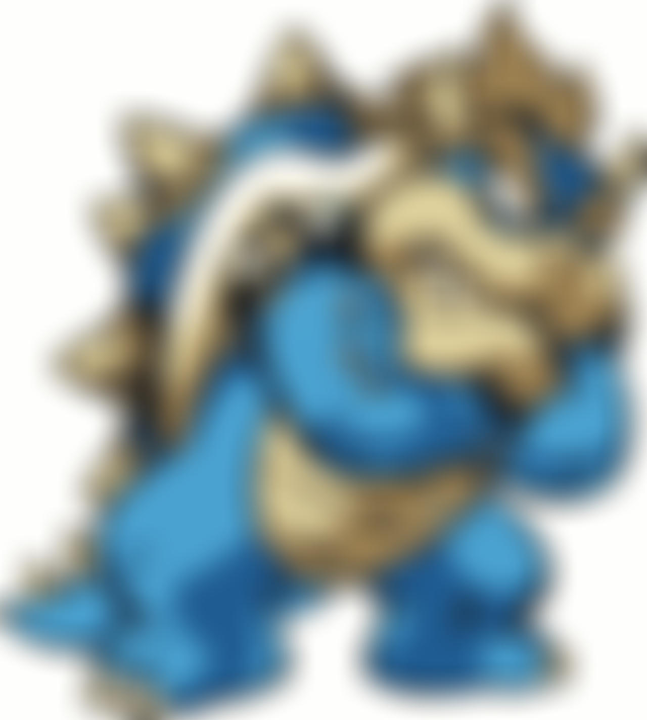 Bowser Blue Shell Blue bowser art by Mastercolor1234 on DeviantArt