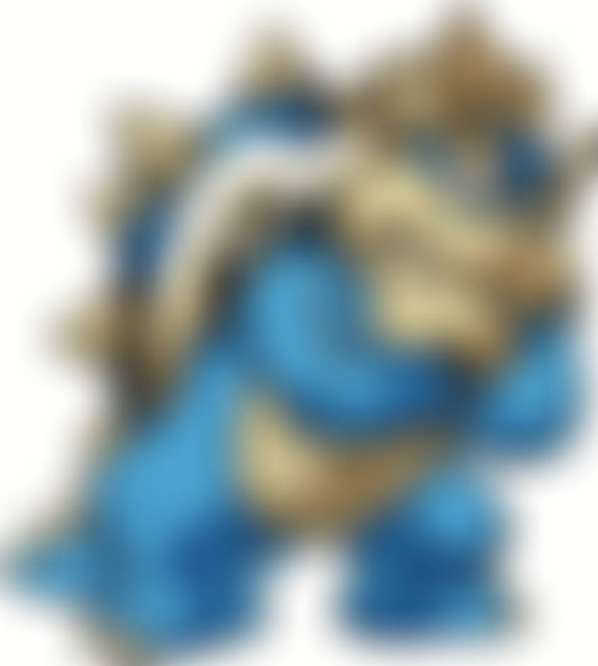 Blue Burrower Blue bowser art by Mastercolor1234 on DeviantArt