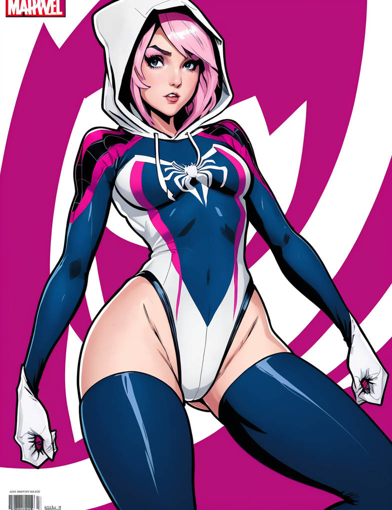 SpiderGwen comics cover by NoEskape on DeviantArt