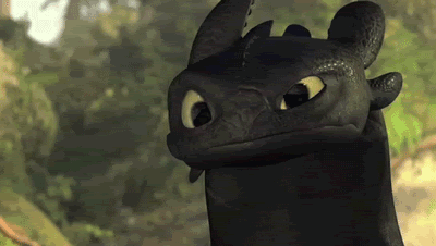 Toothless cute smile attempt
