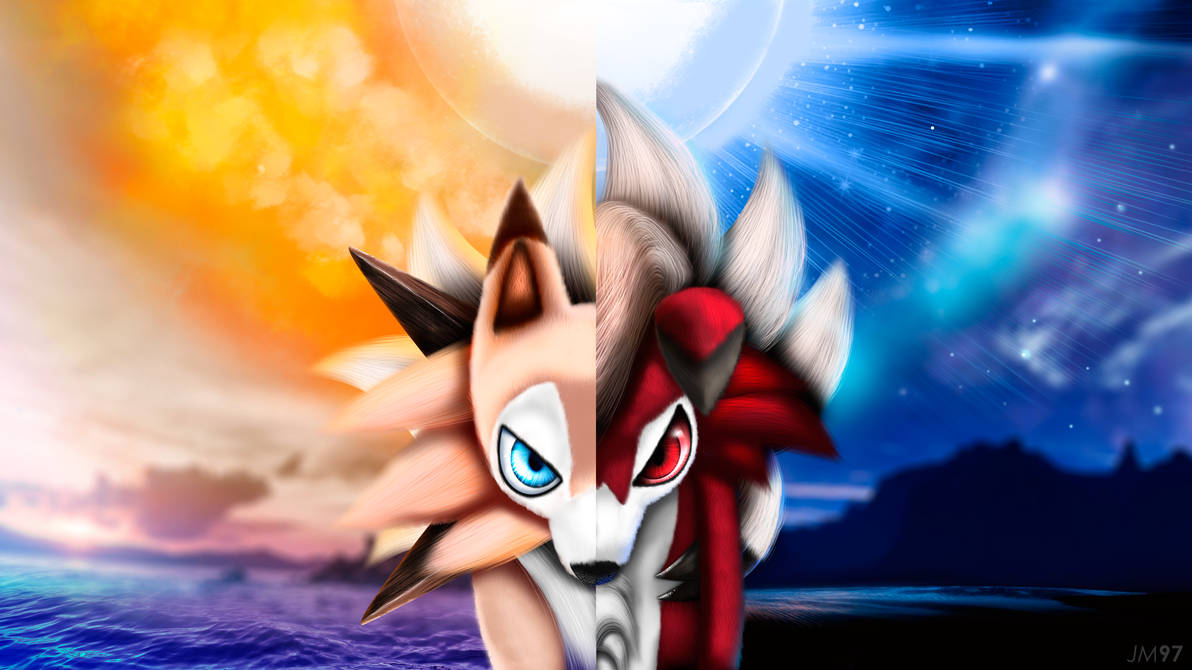 Lycanroc Sun and Moon by Bob-97HTF