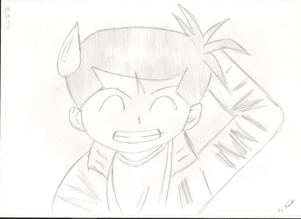 Yosuke Fun Drawing Yusuke 1 by YumiMiyori16 on DeviantArt