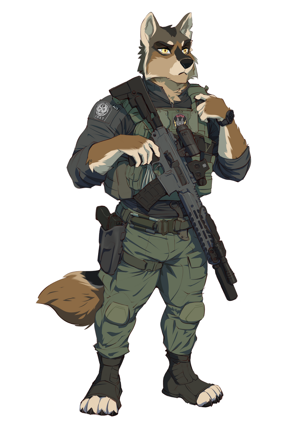 Alpha Wolf by GrizzlyGus92 on DeviantArt