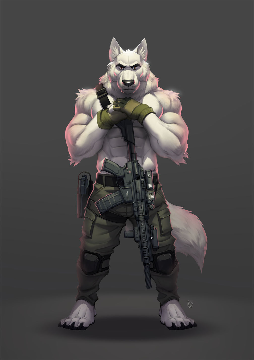 The White Wolf by GrizzlyGus92 on DeviantArt