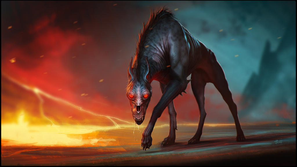 Hellhound by MrTomLong on DeviantArt