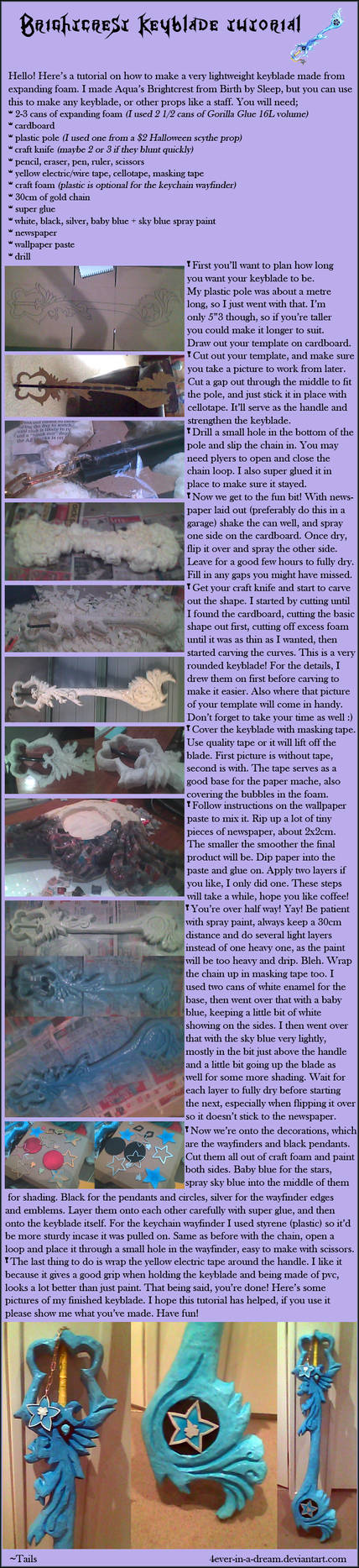 Brightcrest keyblade Tutorial by Fairie-Tails