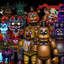 [SFM/FNaF] All FNaF: SD Characters in 1 Poster