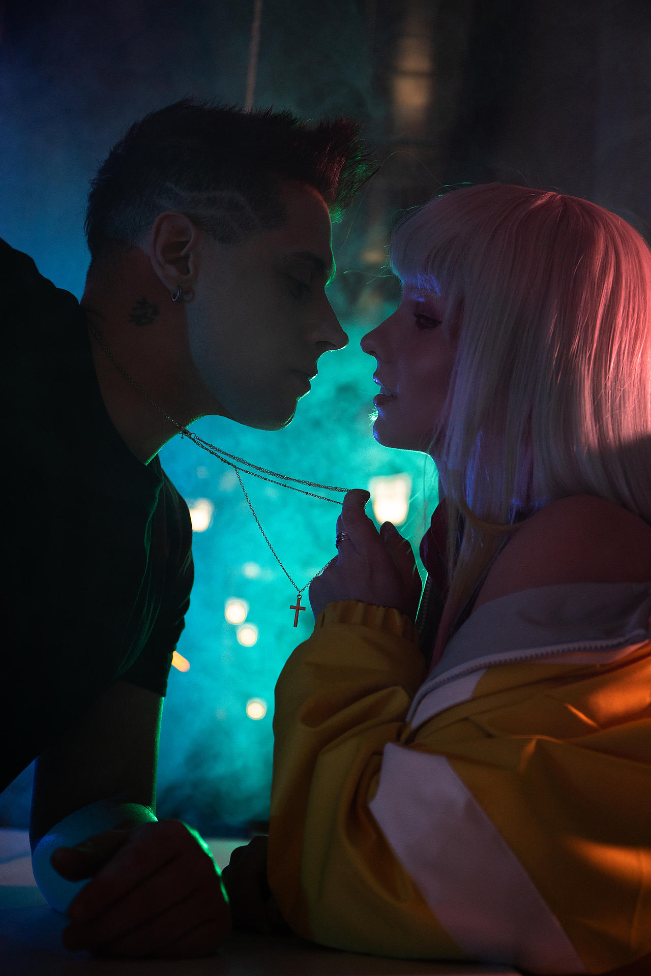 Celebrate the Holidays With David and Lucy From Cyberpunk