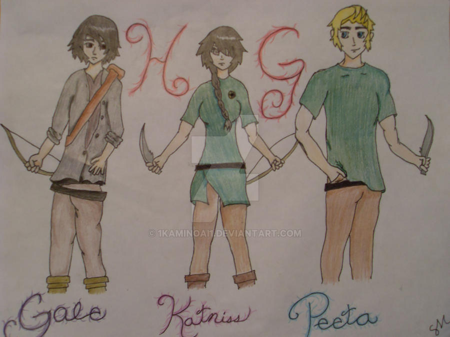 The Hunger Games Love Triangle by 1KamiNoAi1 on DeviantArt