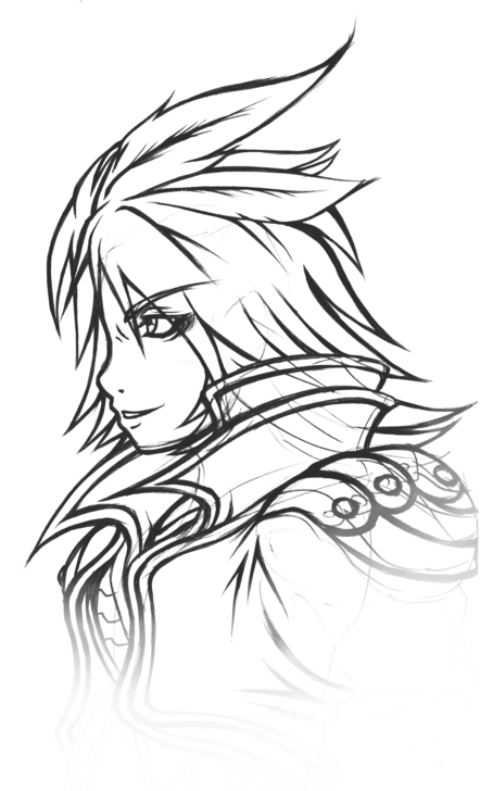 Sketch of Kuja ala Nomura