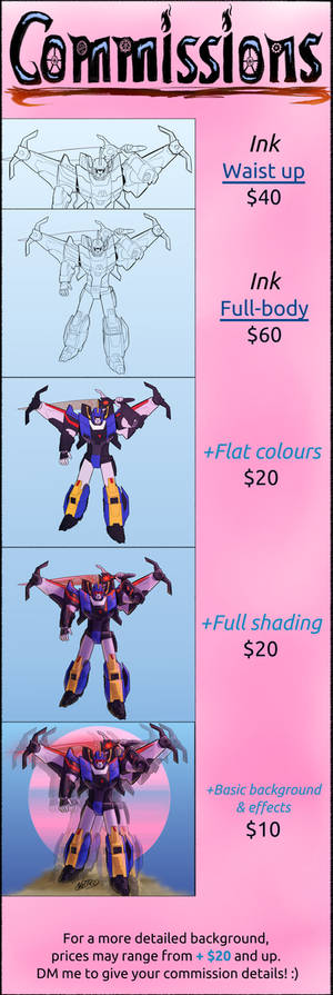 Transformers Commissions Are Open!