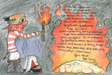 Bonfire prayers pencilcoloured