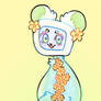 blooming tv-kitty