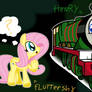 An engines pony (Henry and Fluttershy)