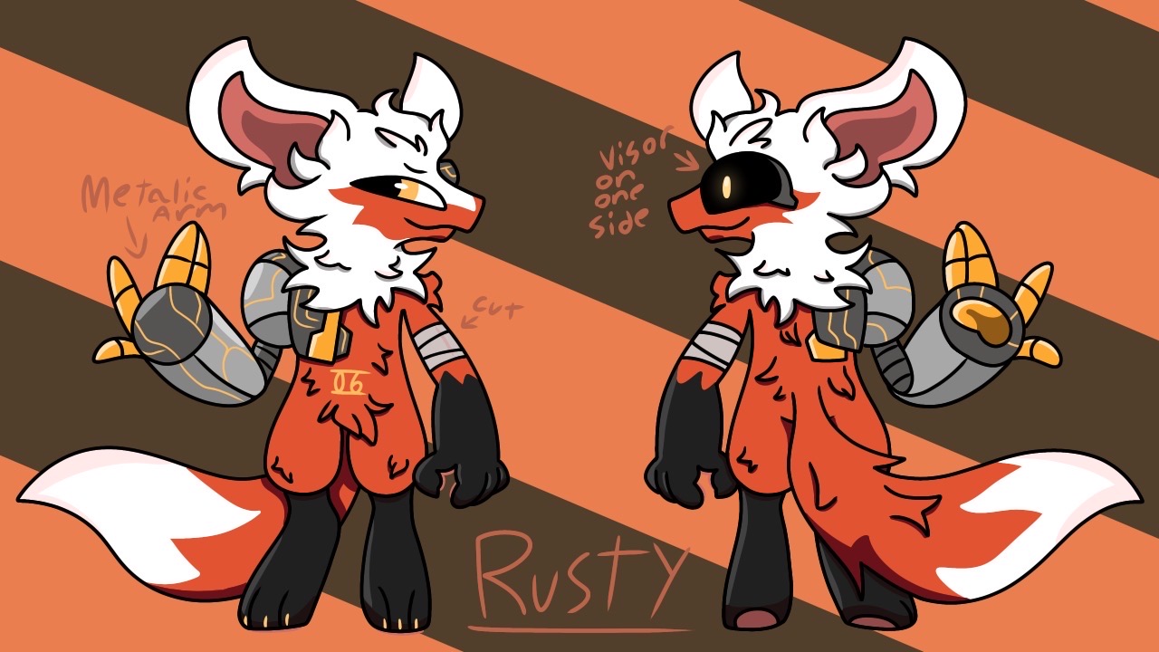 Free art for rust the protogen by The_w0l - FurryStation