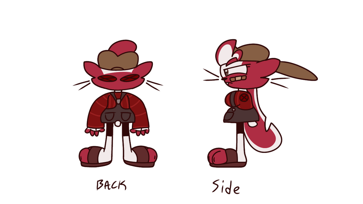 Jenny the Rabbit model sheet (2/2) by RandomRedEngine on DeviantArt