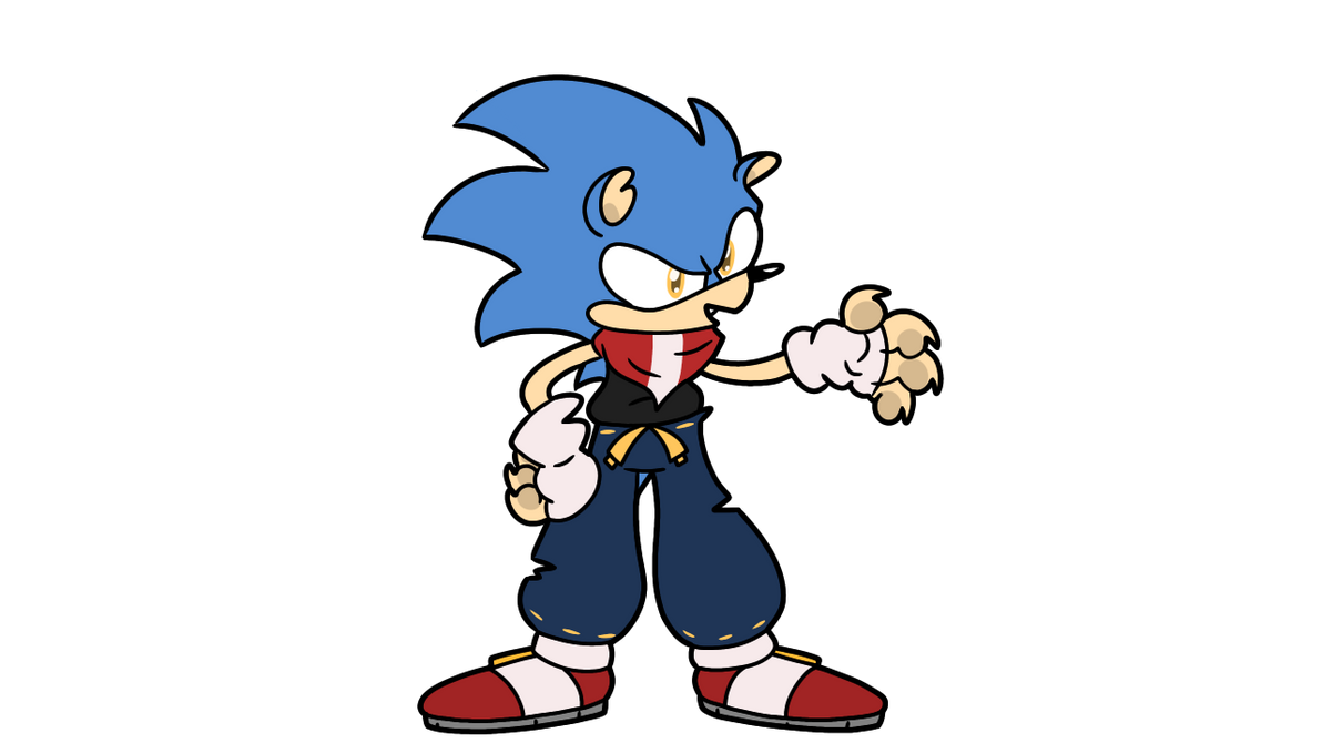 Sonic the Hedgehog (transparent) by RandomRedEngine on DeviantArt