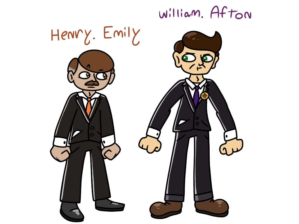 William Afton & Henry Emily, Spring Bonnie & Fredbear