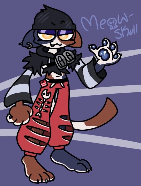 Meowskulls fan art (I had to redesign her w) by RandomRedEngine on ...
