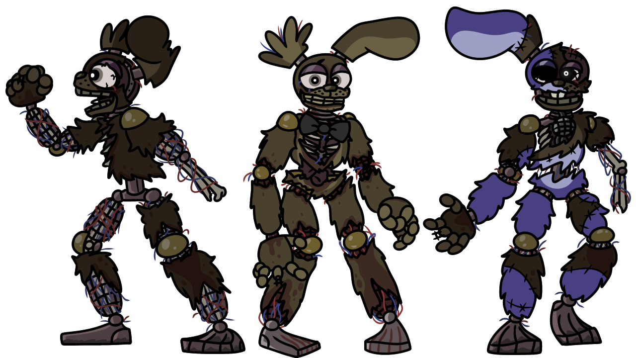 Nightmare Animatronics [FNAF AU] by GrimBear01 on DeviantArt