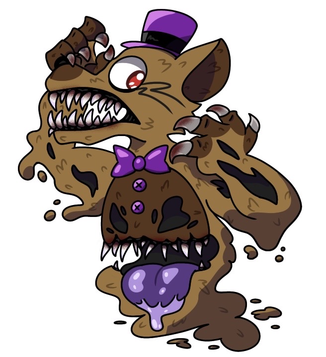 Nightmare Fredbear (Full body) by AsherTheWolf15 on DeviantArt