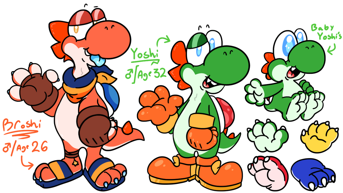 Just some good old Yoshi by RandomRedEngine on DeviantArt