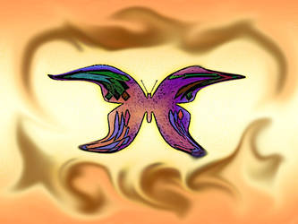 Psychedelic Butterfly