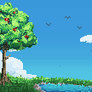 pixel landscape