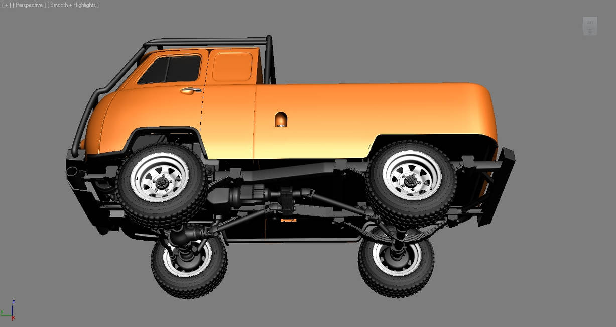 UAZ Buhanka 'Loaf' bottom by chosenlv on DeviantArt