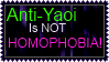 Anti Yaoi is not Real Hate