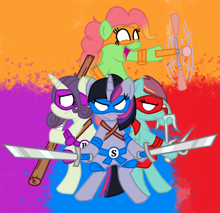 Tmnt Mlp Mlp Tmnt by ColorfulRainbowRose on DeviantArt