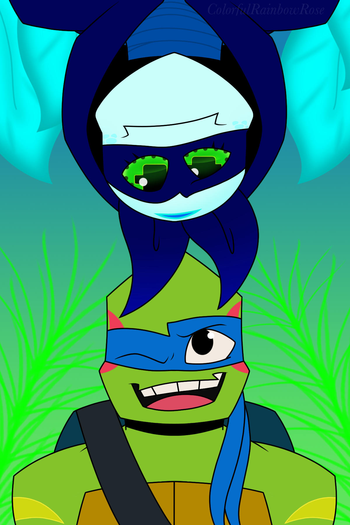 Turtle Frog Deviantart Frog and Turtle (Art Fight) by ColorfulRainbowRose on DeviantArt