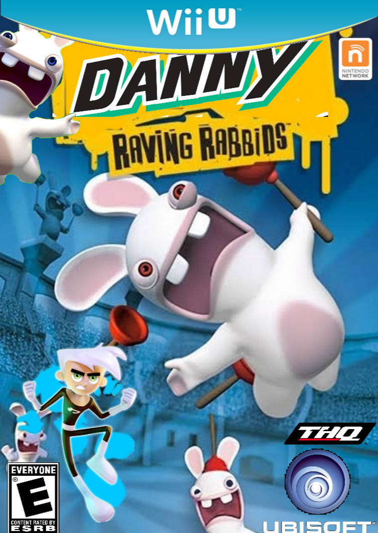 Danny raving rabbids cover wii u by artazri on DeviantArt