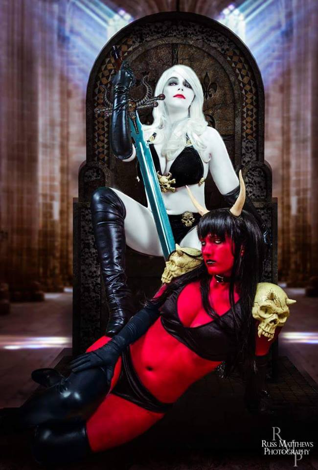 Lady Death and Purgatiori Cosplay