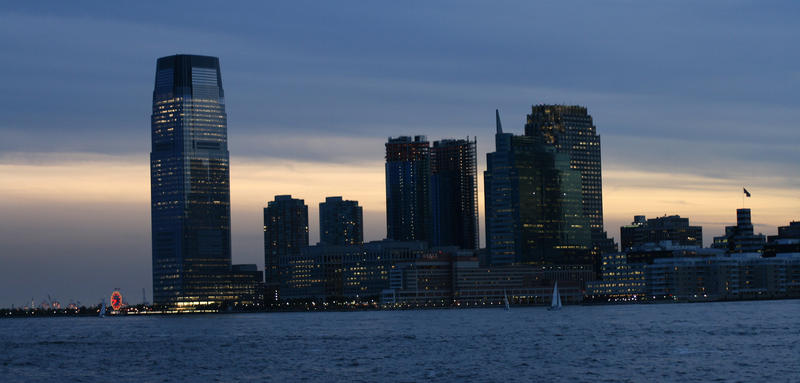 Jersey City Skyline at Sunset